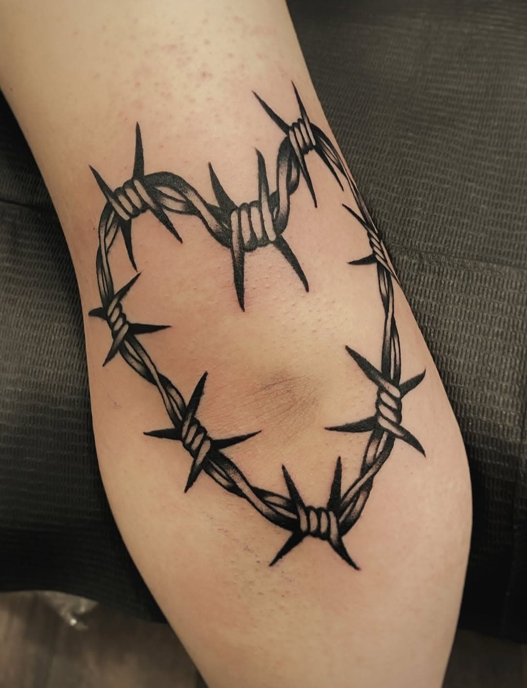 Barbed Wire Heart Shape