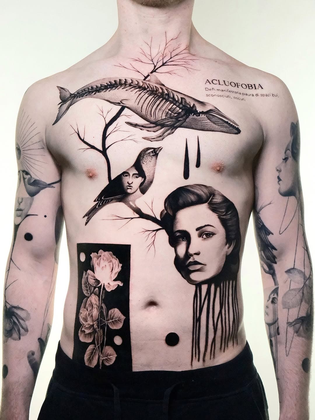 Surreal chest and arm pieces