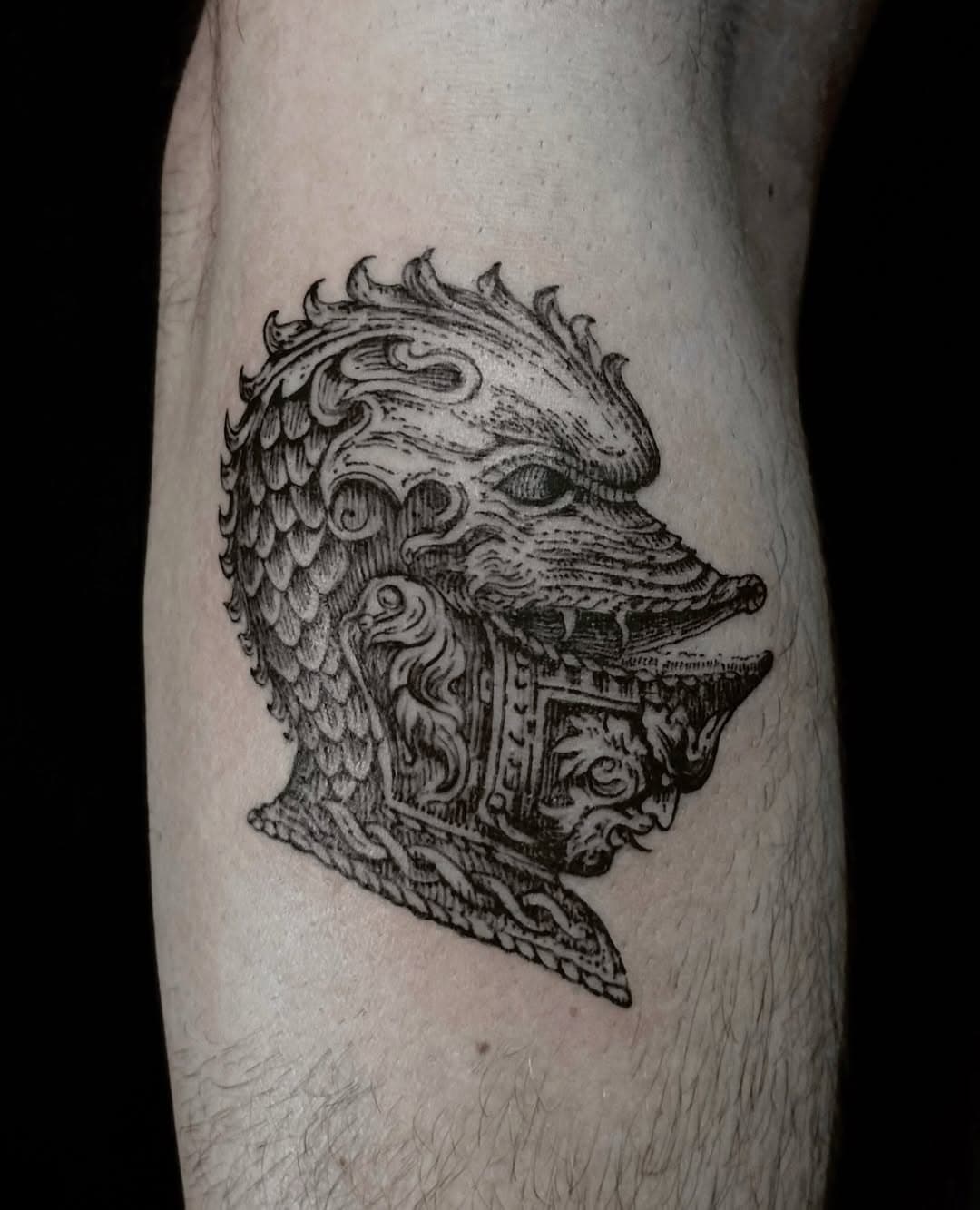 Ornate Dragon Helmet