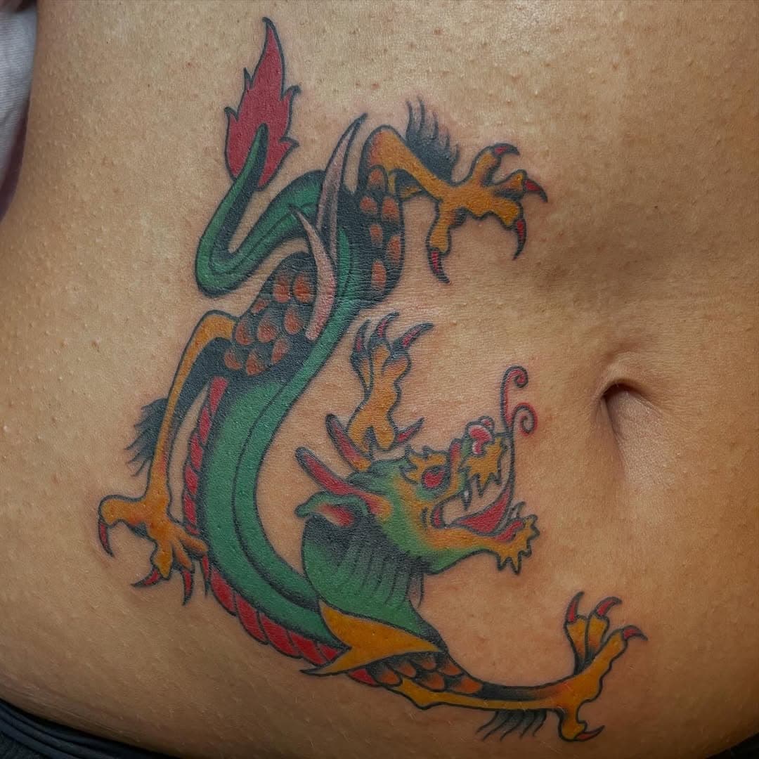 Vibrant Dragon Creature