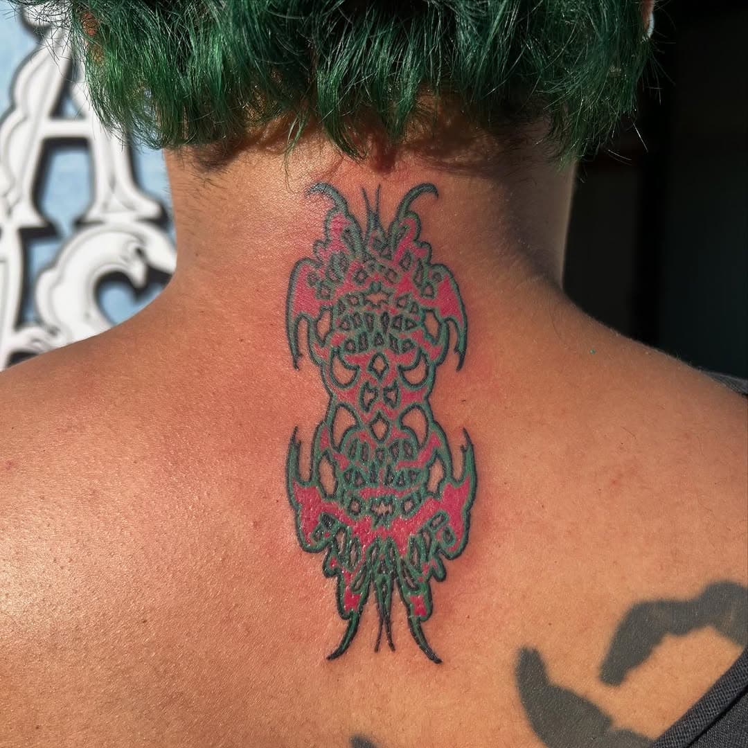 Symmetrical ornamental pattern