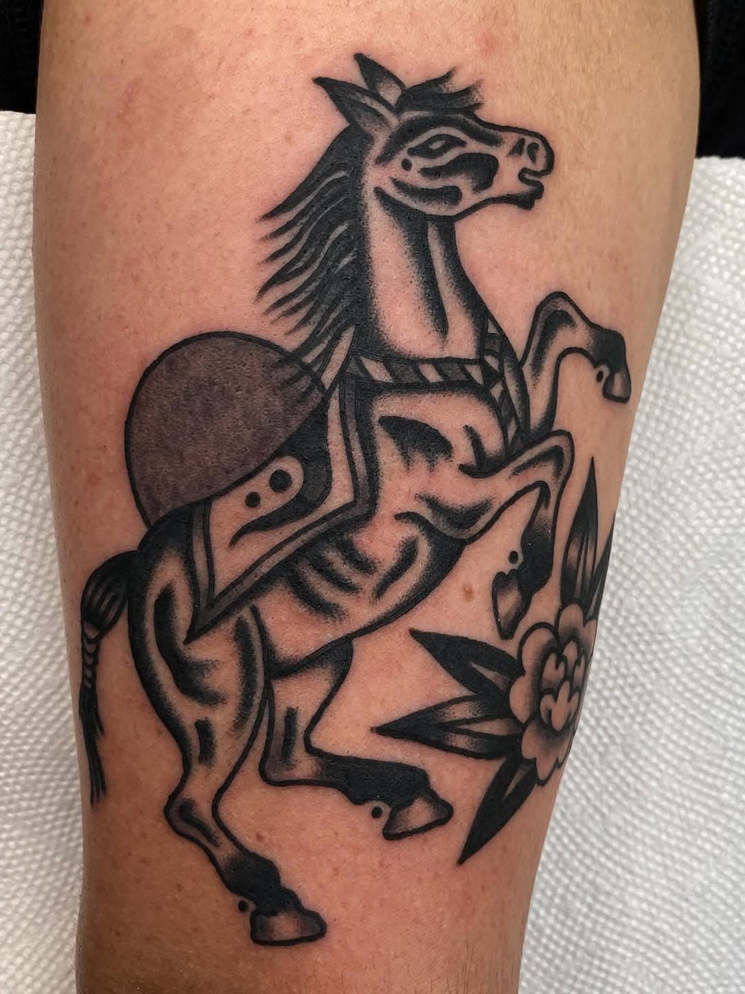 Rearing Carousel Horse