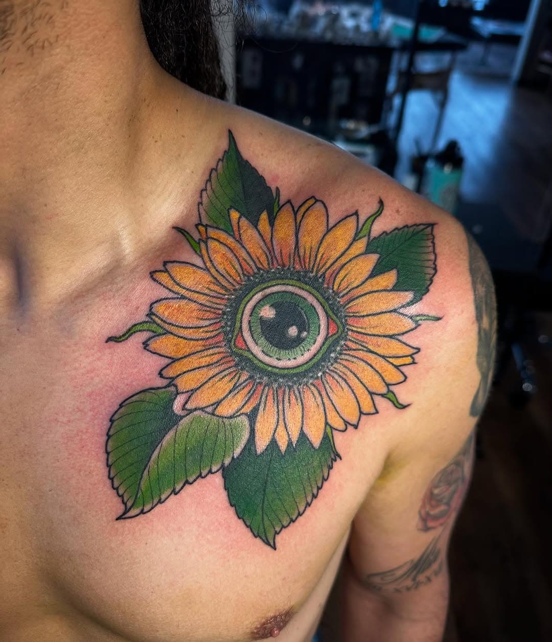 Ocular Sunflower Bloom