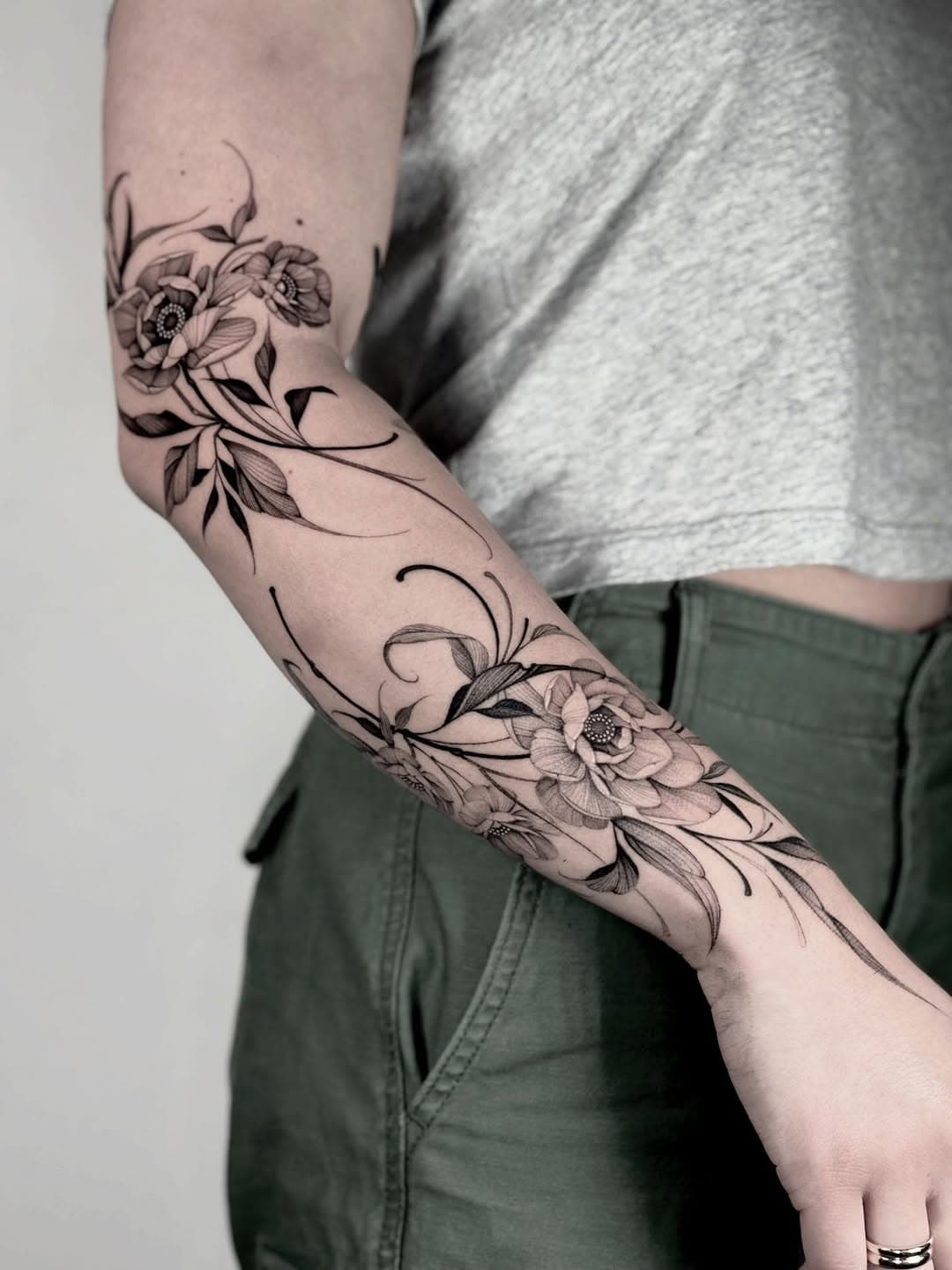 Botanical arm piece