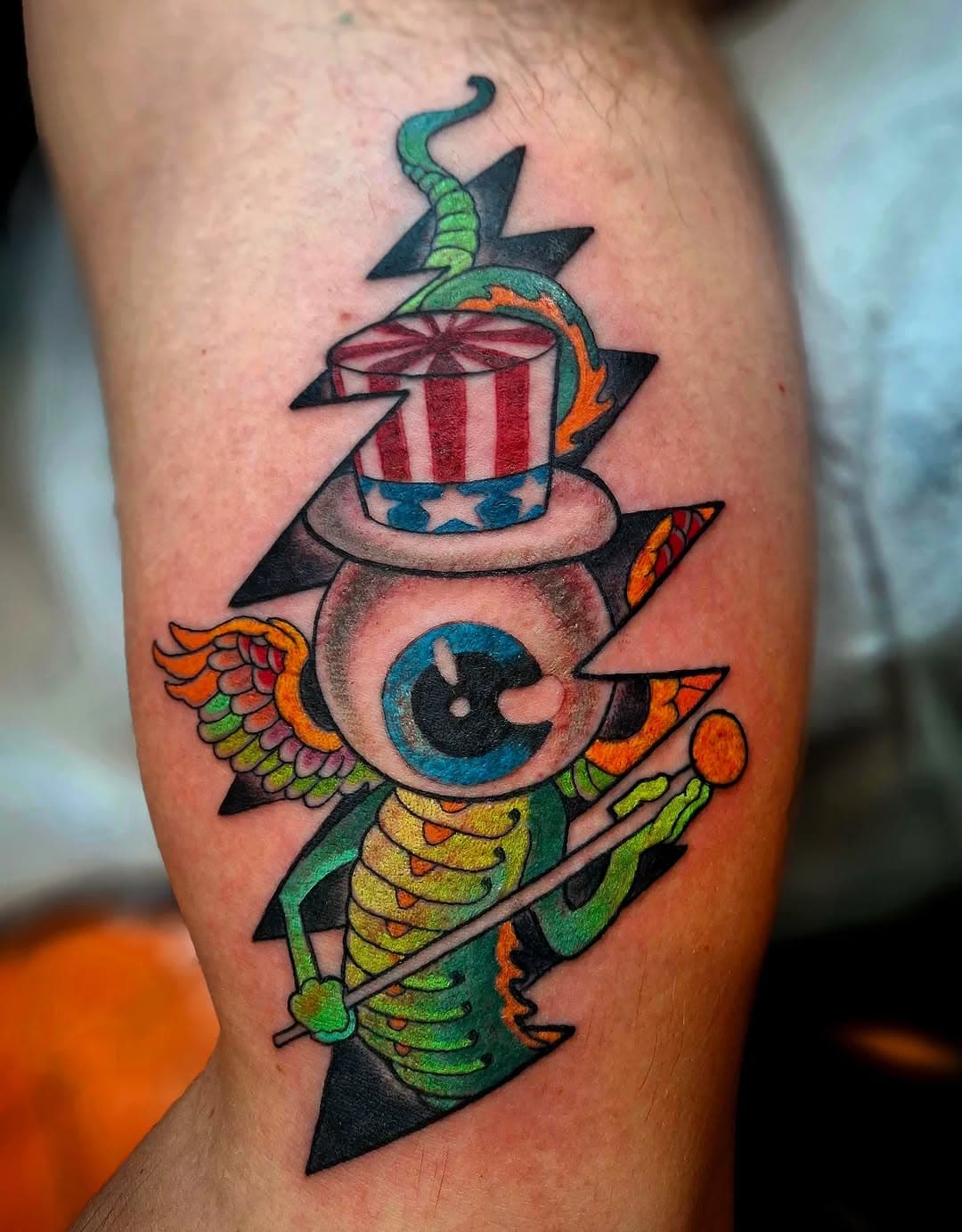 Cyclops creature with top hat