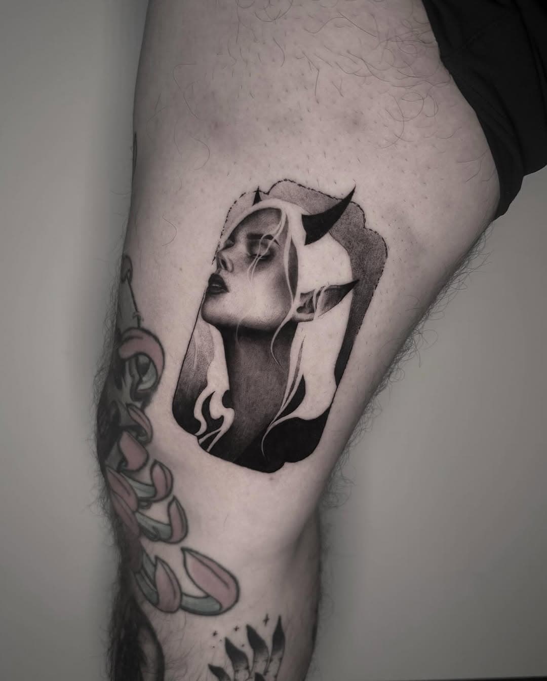 Ethereal horned woman