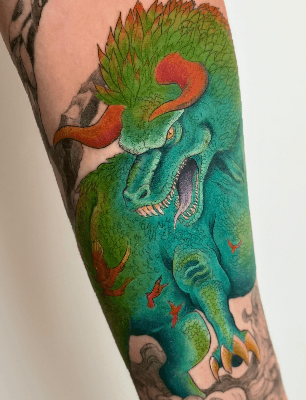 Vibrant Dinosaur