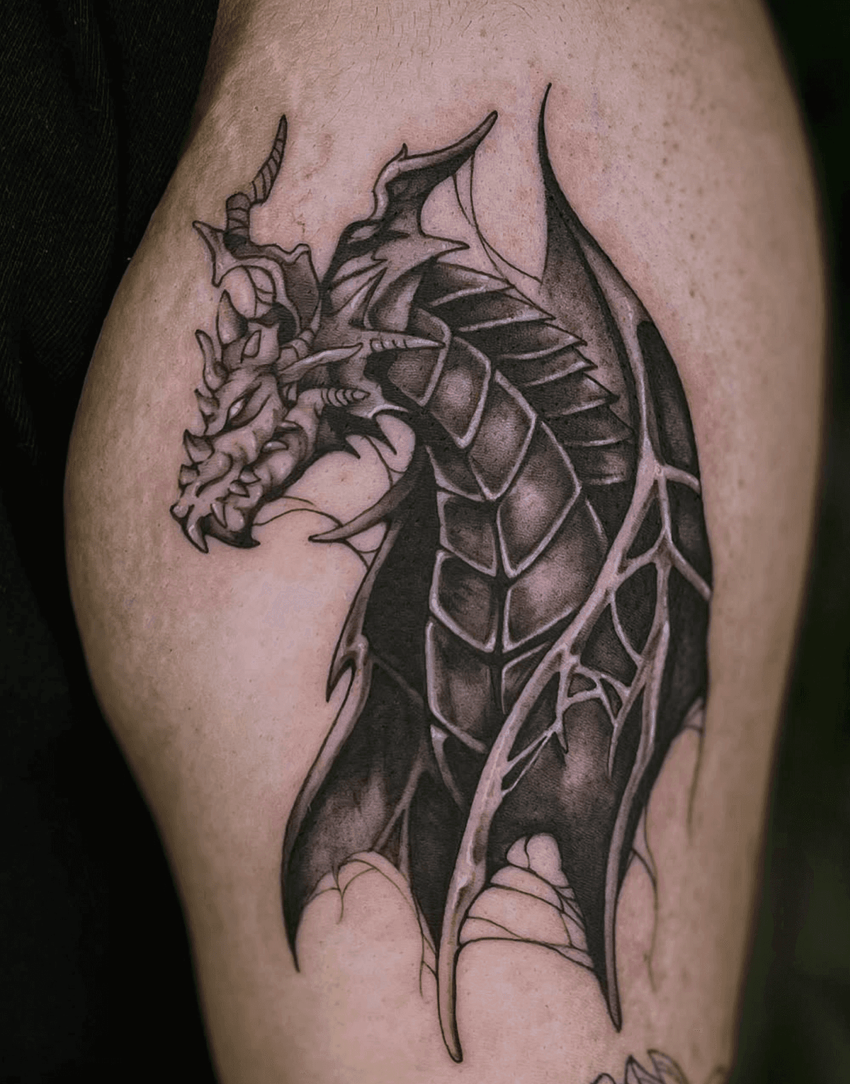 Dark Dragon Shoulder Piece