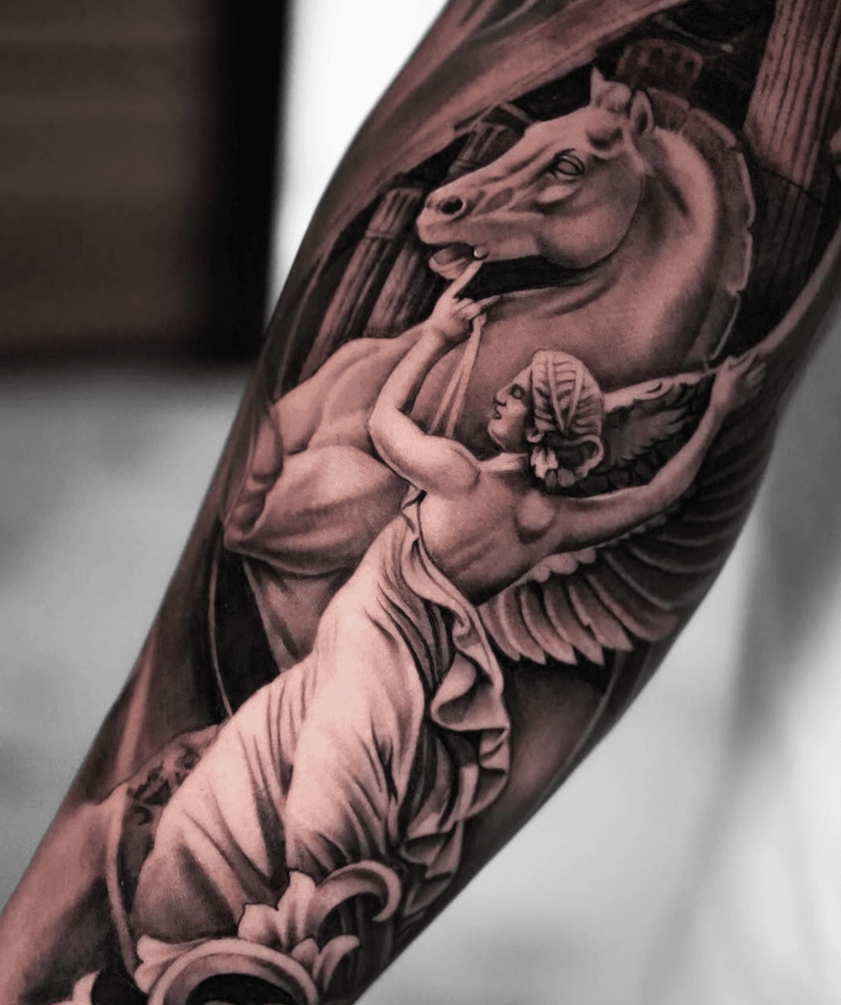 Angel and Horse Reverie