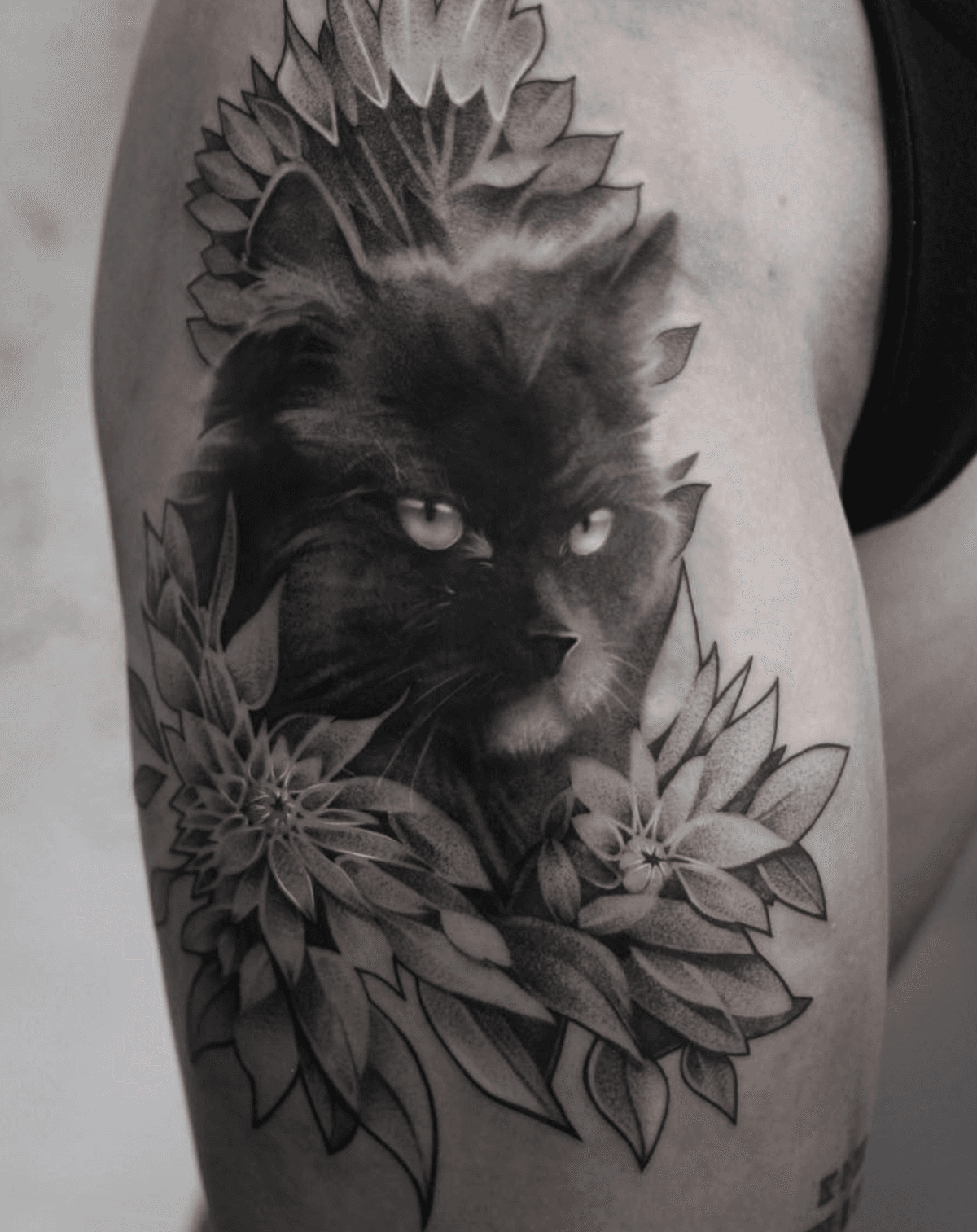 Feline Floral Fusion