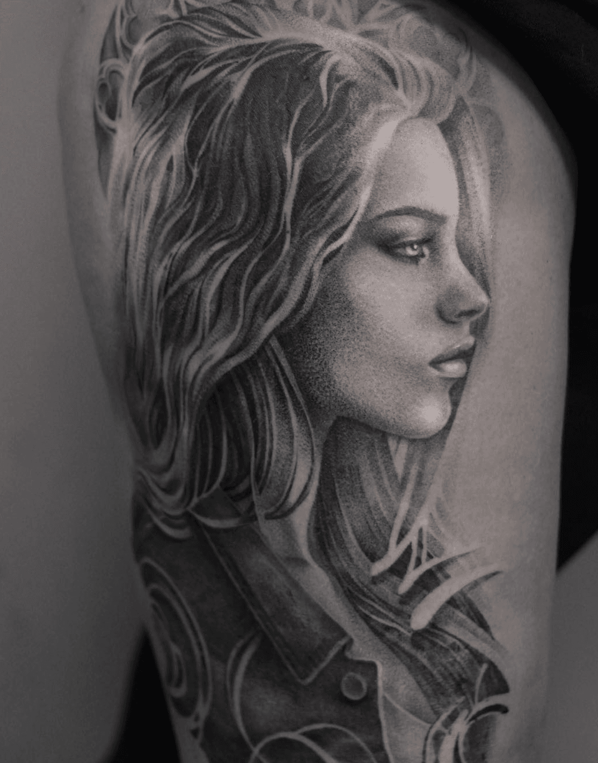 Profile of a Female Figure