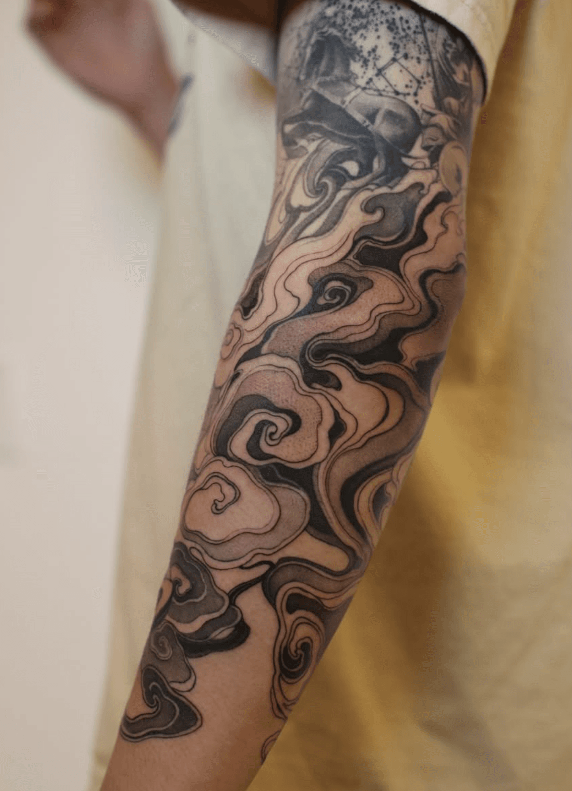 Swirling Cloud Patterns