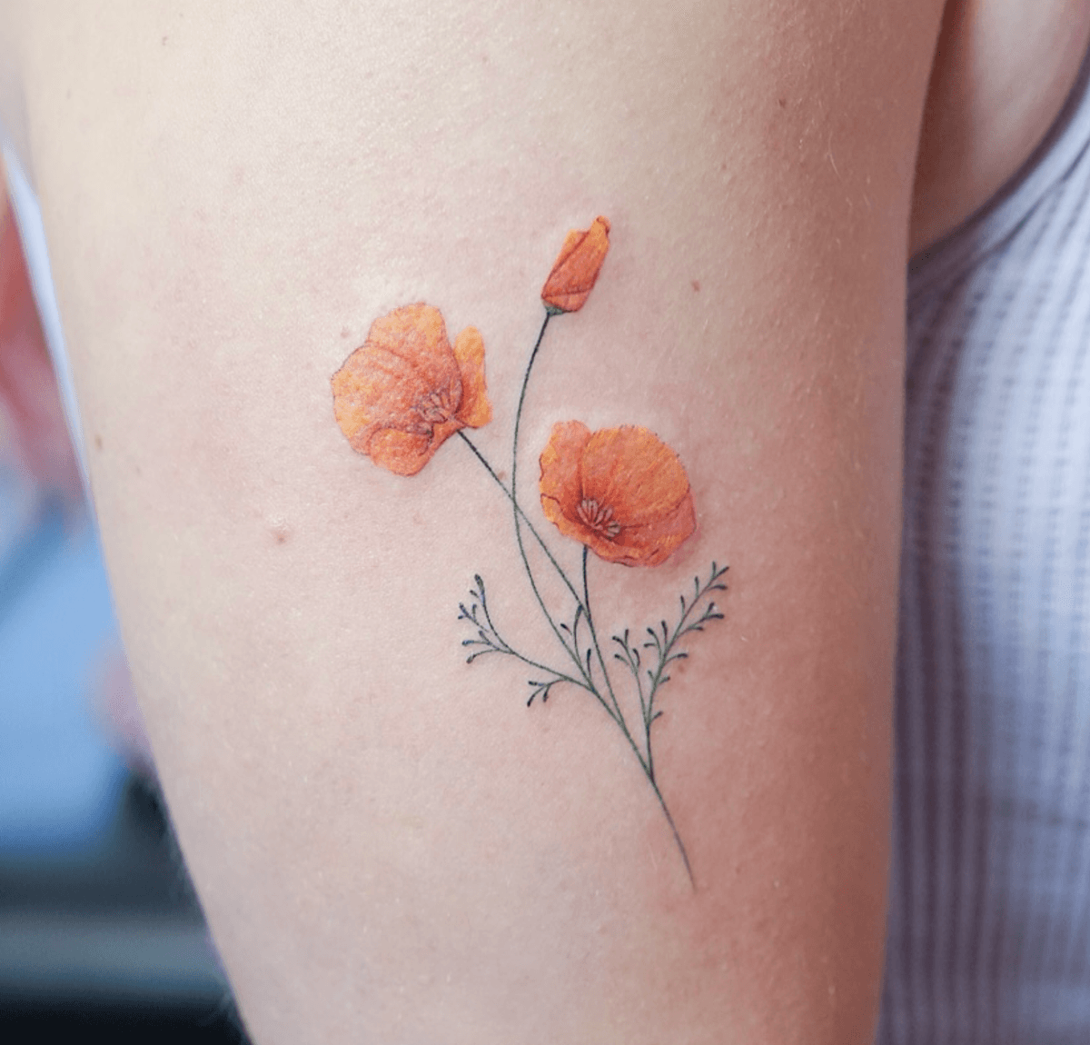 Delicate Poppy Arrangement