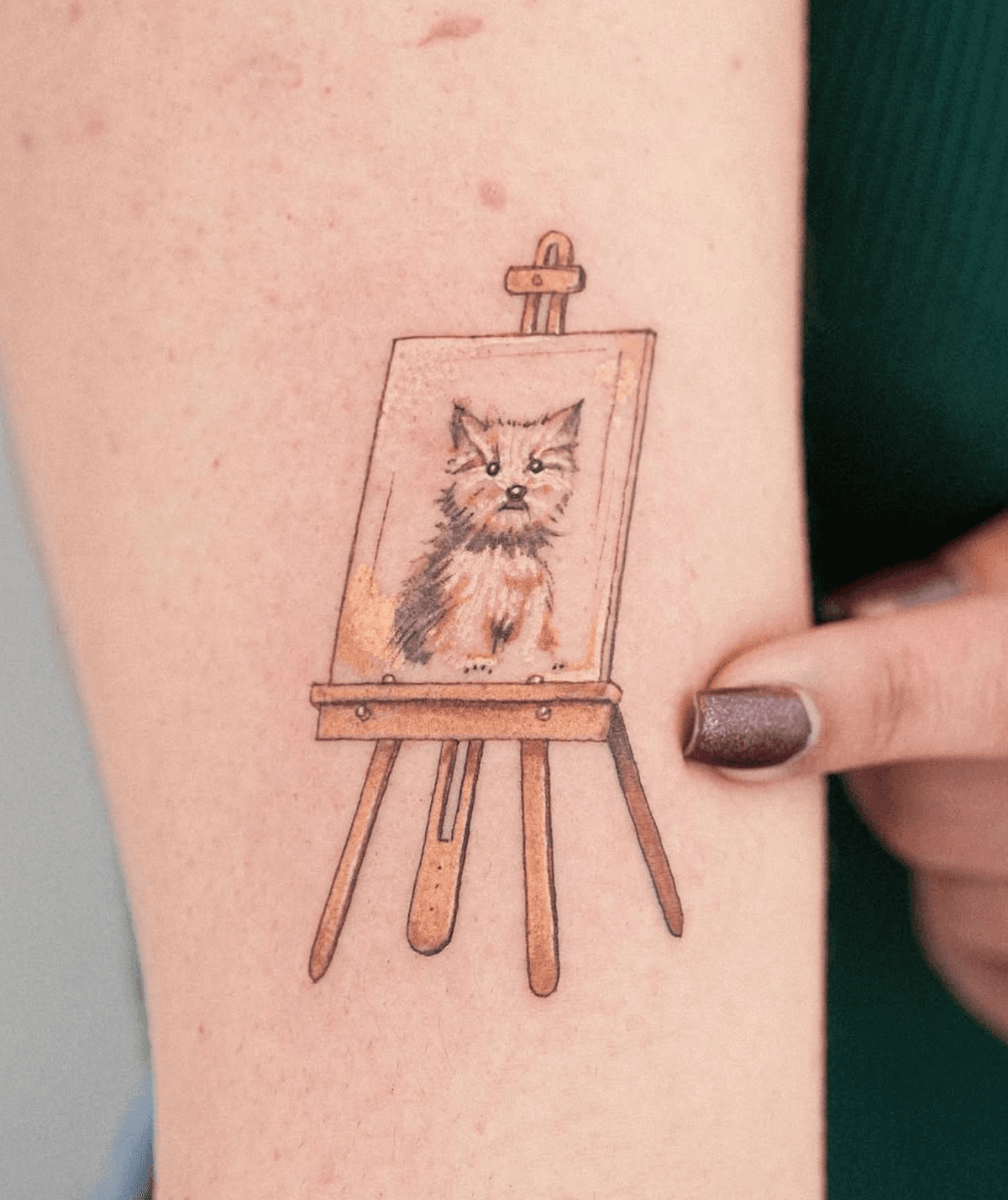 Cute Canine on Canvas