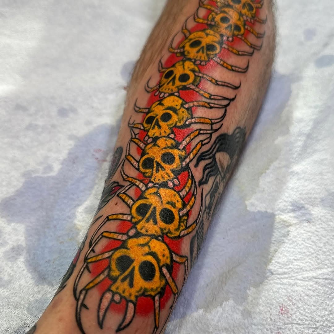 Skull Centipede Creature