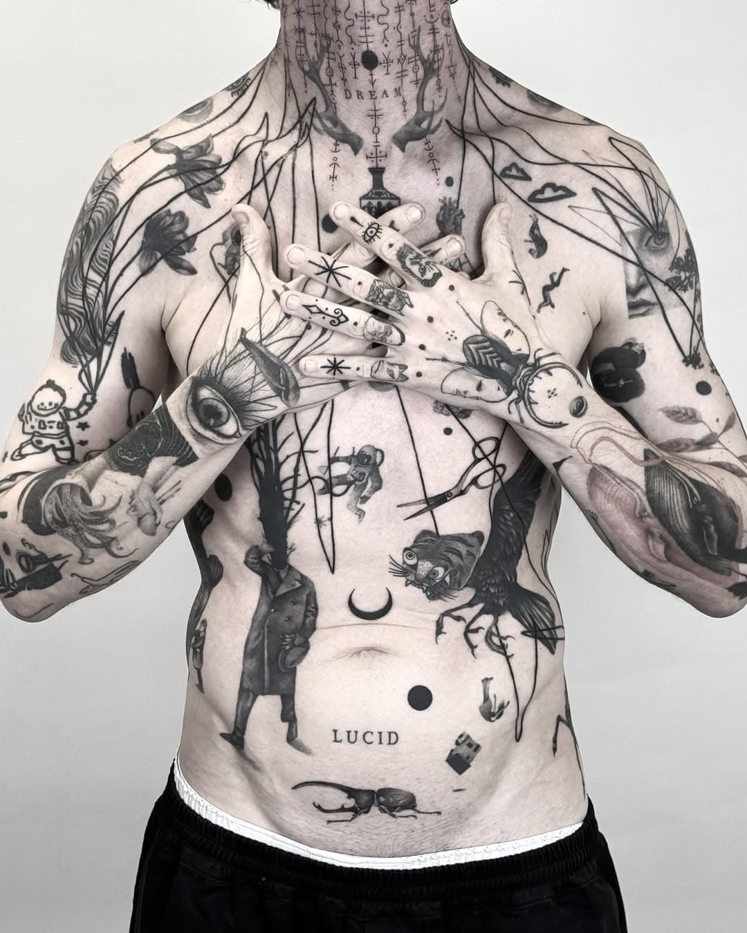 Surreal full body artwork