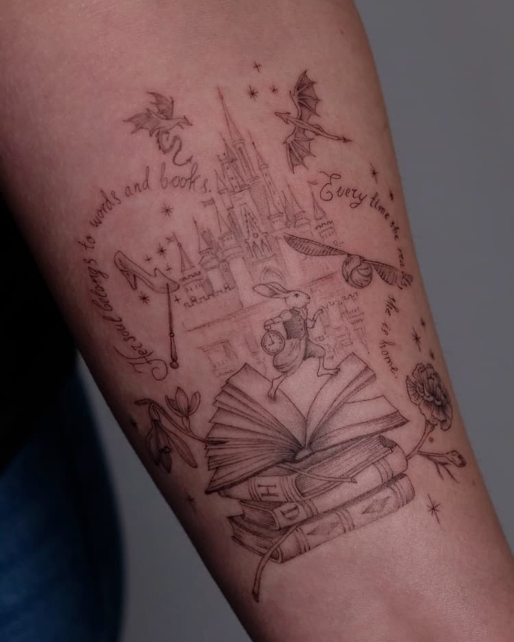 Enchanted Storybook Scene