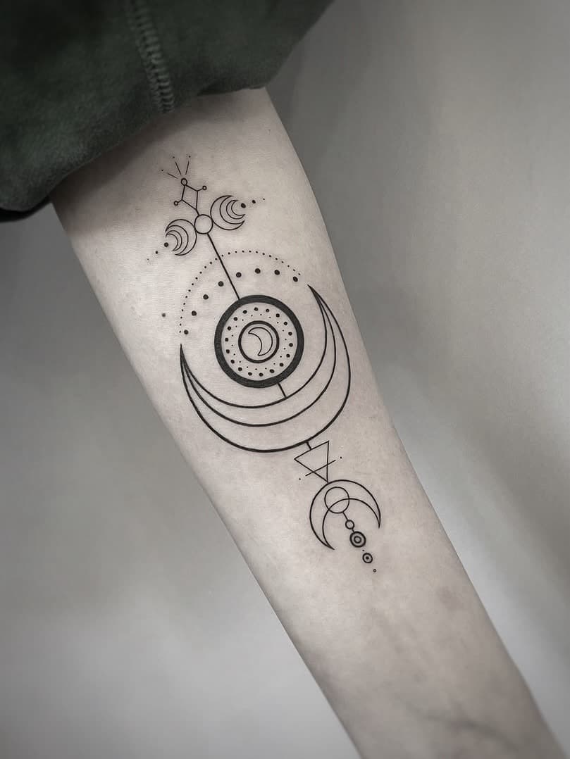 Abstract Lunar Symbolism