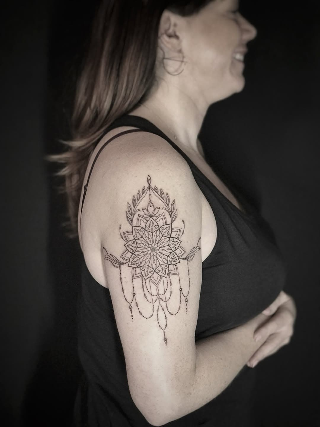 Mandala arm ornament