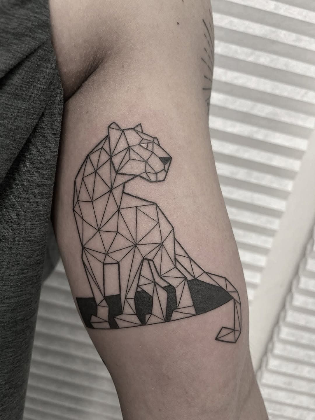 Geometric panther