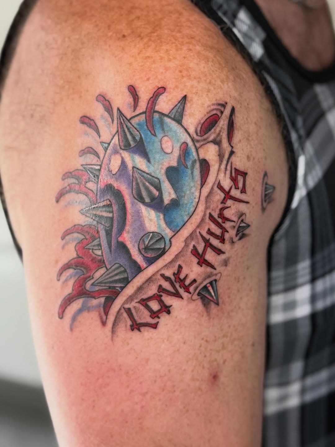 Spiked Heart and Text