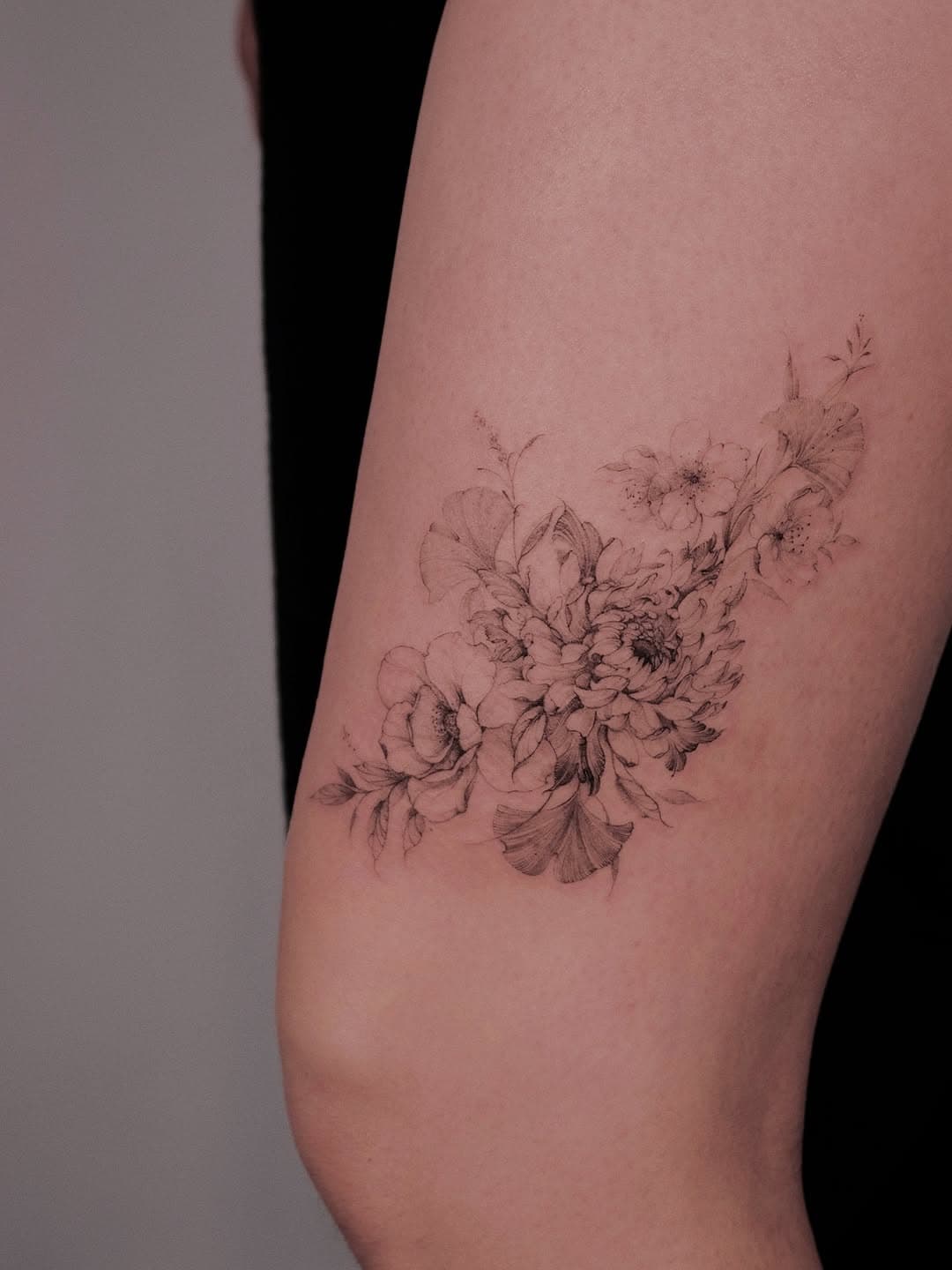 Botanical floral cluster