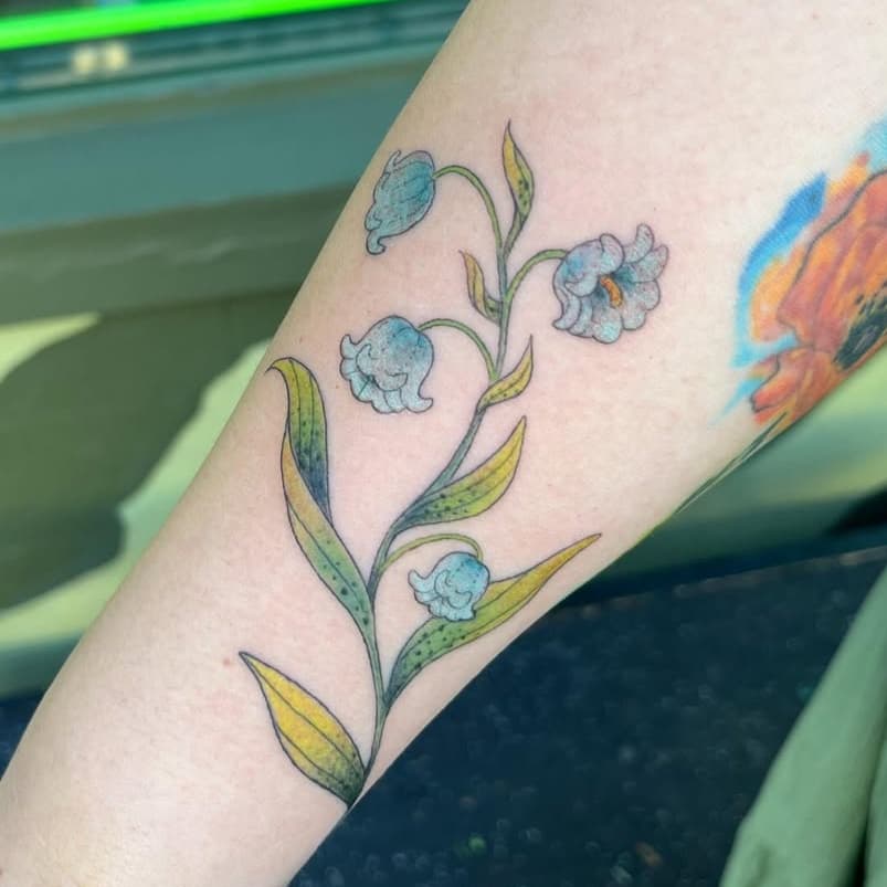 Lily of the Valley Floral Branch