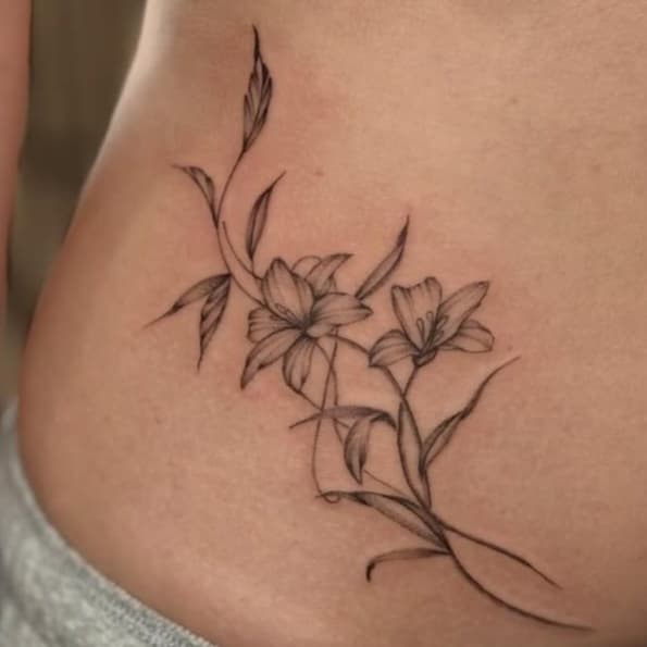 Delicate floral arrangement
