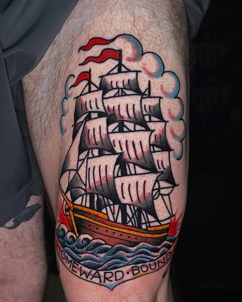 Homeward Bound Clipper Ship