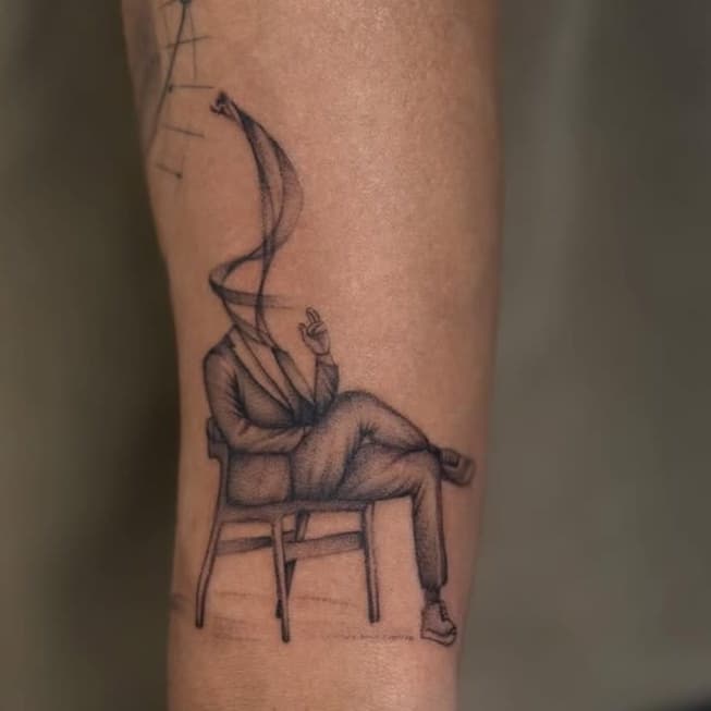 Abstract Figure Seated