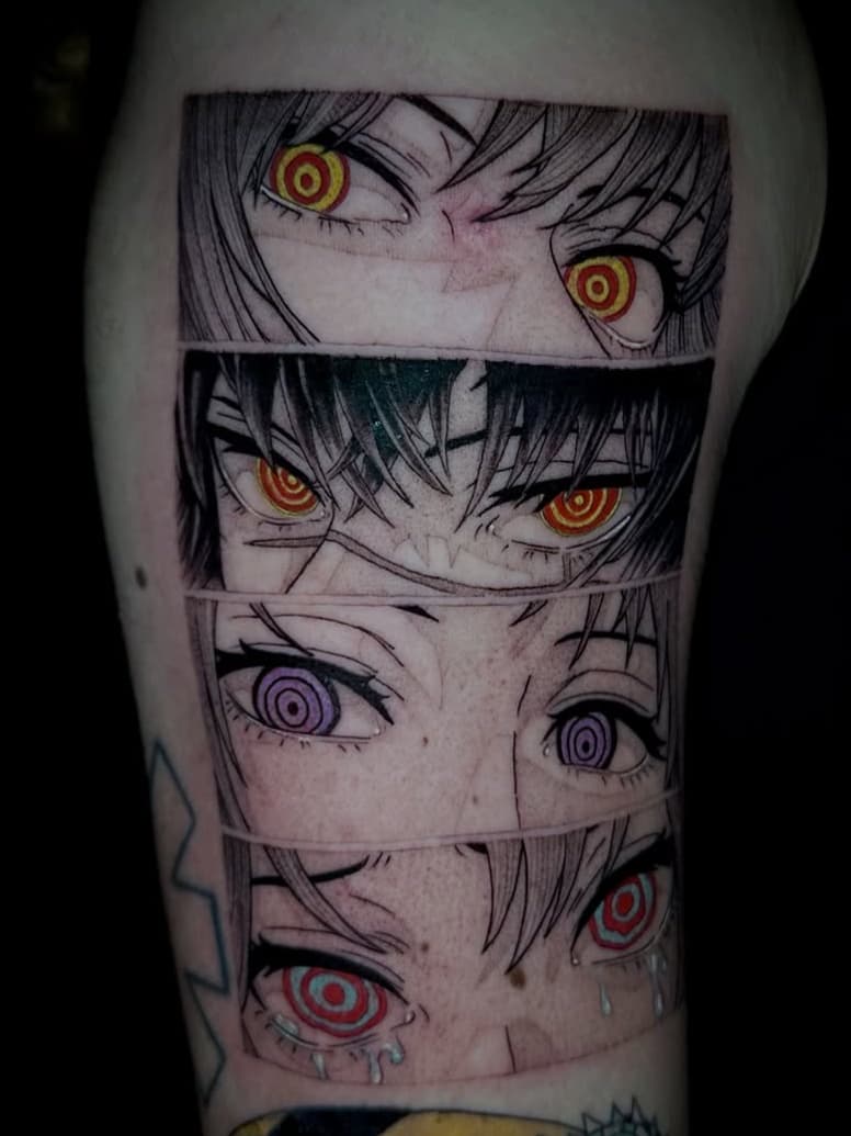 Anime character eyes