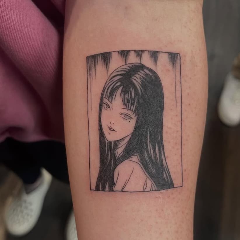 Manga character portrait