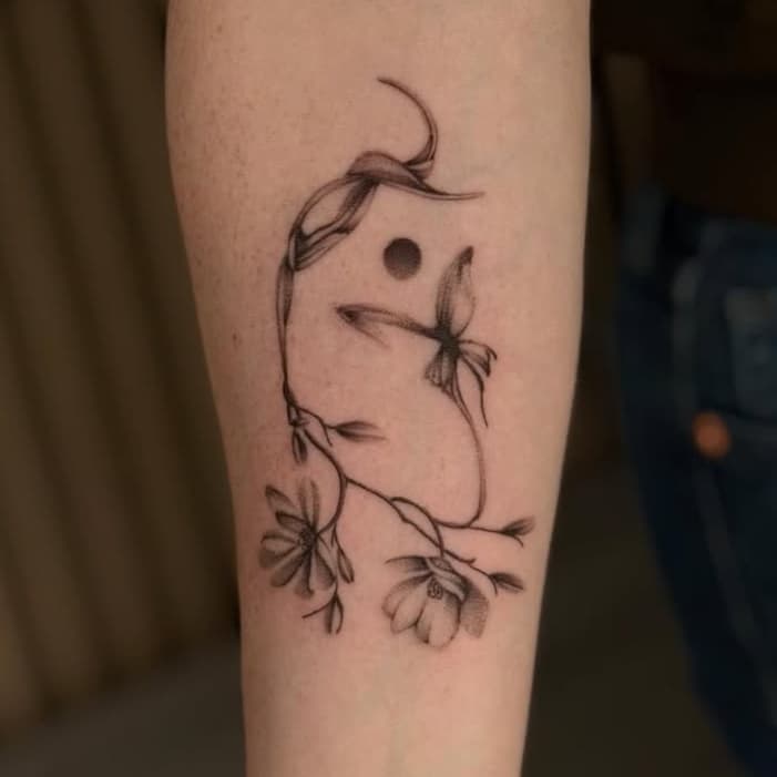 Botanical Celestial Arm Art