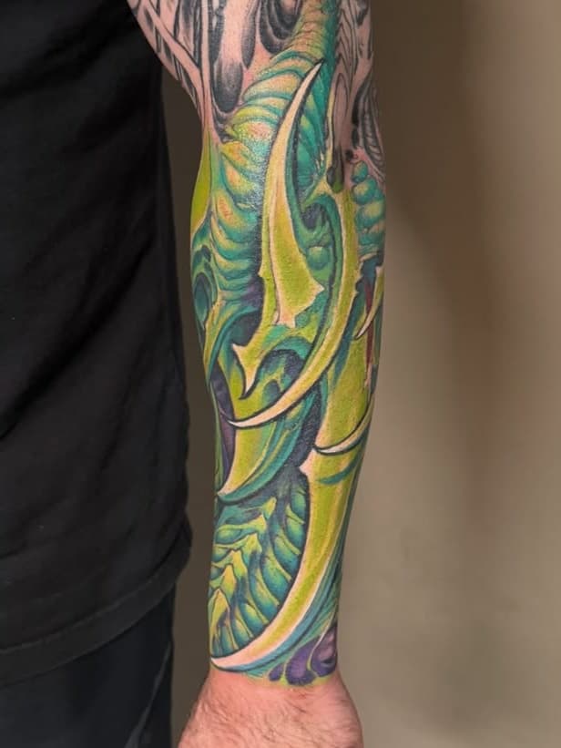 Vibrant organic arm sleeve